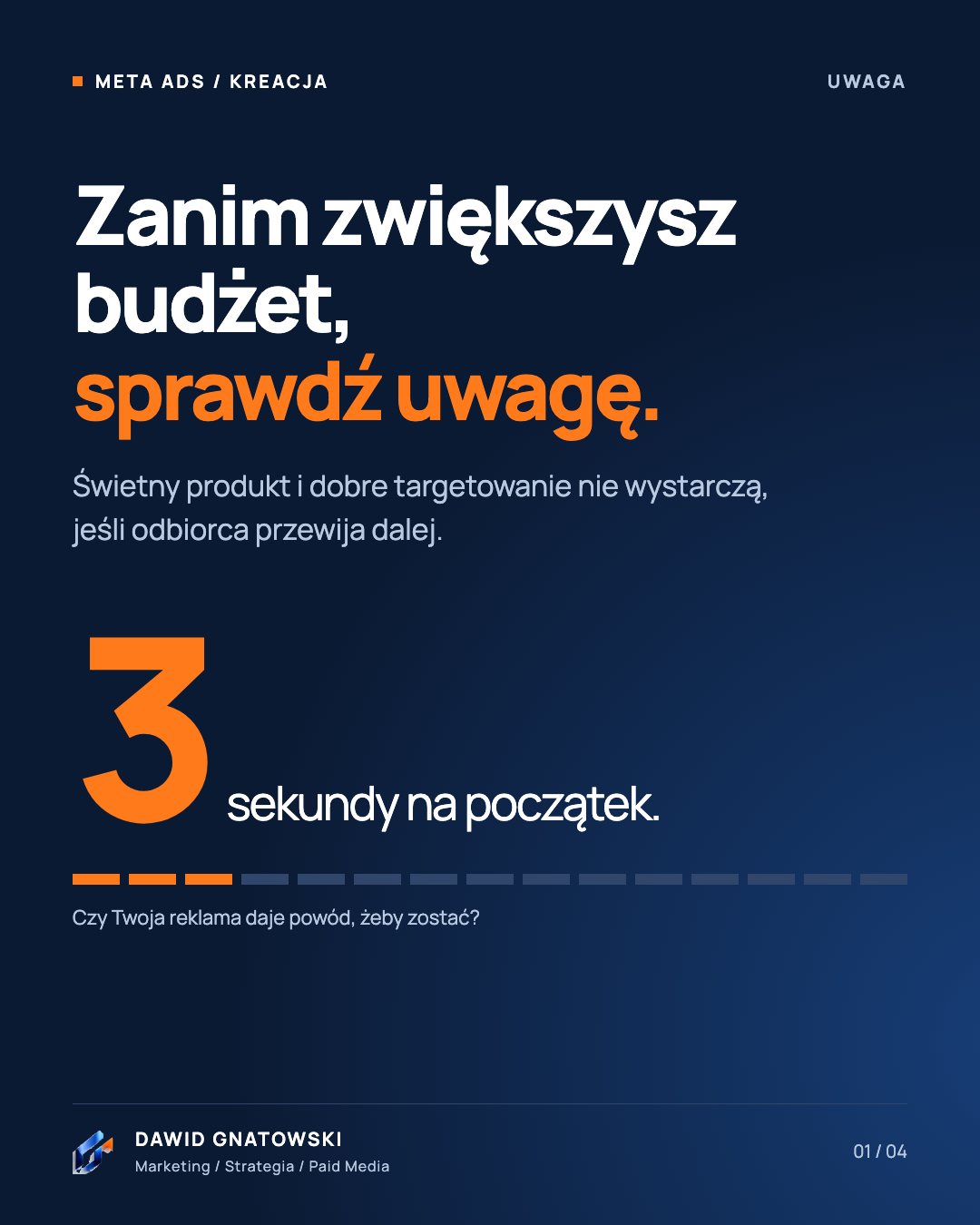 Twoja reklama ma trzy sekundy